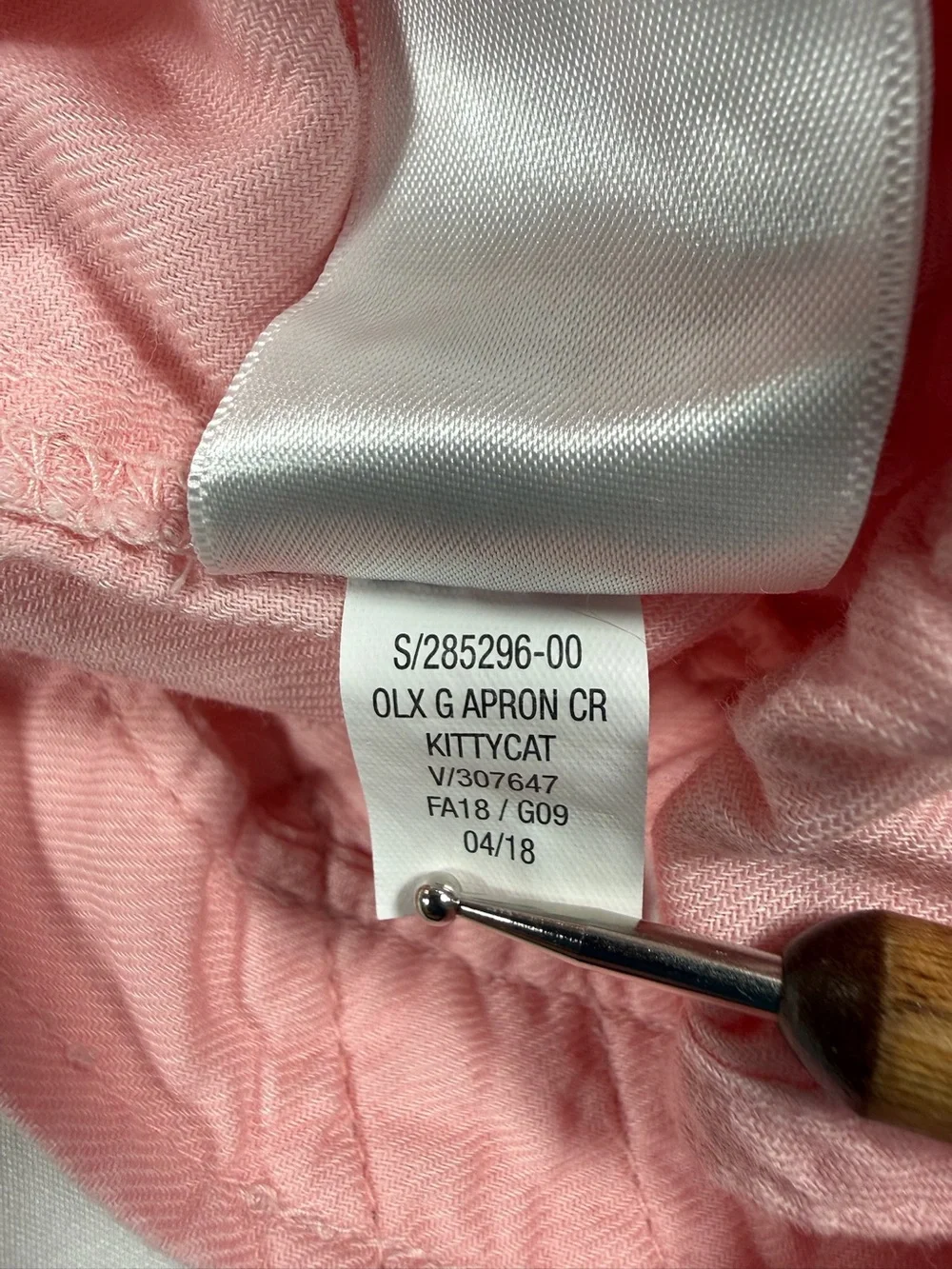 OLD NAVY Kitty Cat Bubble Romper Pink Cat Face Apron‎ Romper Cotton Size 6-12M